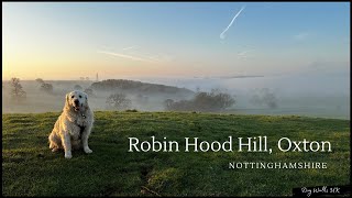 Robin Hood HillOxtonNottinghamshireUKVirtual WalkDog Walking Route4K