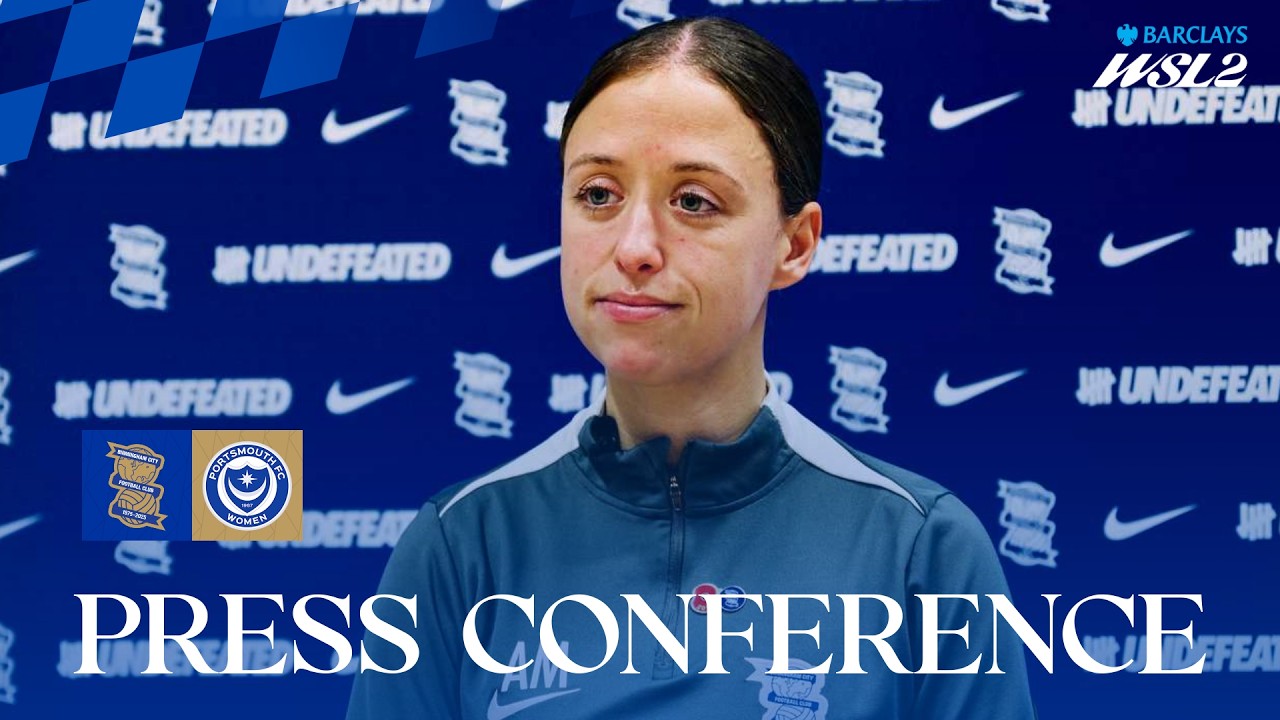 Press Conference | Amy Merricks | Birmingham City Women v Portsmouth ...