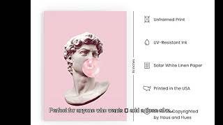 HAUS AND HUES Gum Poster - Worth It