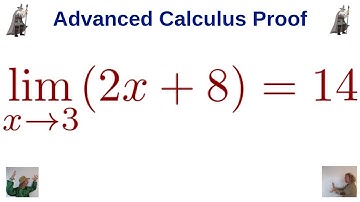 Delta Epsilon Proof of a Limit using the Definition A Linear Example