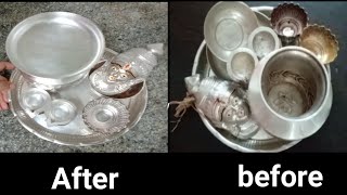 ಬೆಳ್ಳಿ ಸಾಮಗ್ರಿಗಳನ್ನು ಹೀಗೆ ಸ್ವಚ್ಛಗೊಳಿಸಿ ನೋಡಿ | How To Clean Silver Items | Cleaning Vlog | Kannada
