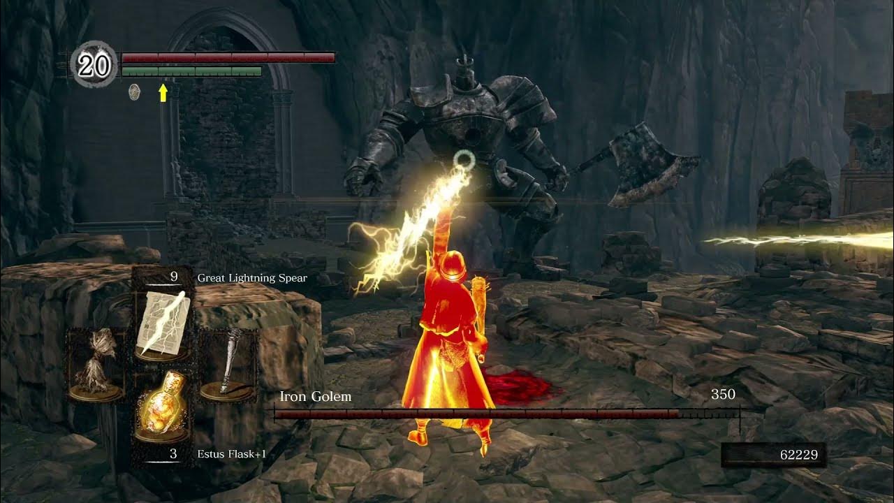 Iron Golem cheese Dark souls remastered YouTube