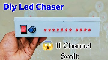 Led Chaser || Led Chaser Circuit || Chaser Light Controller || How To Make Led Chaser
