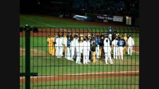 2011年4月5日 中華職棒22年 LamigoモンキーズVS兄弟エレファンツ 乱闘
