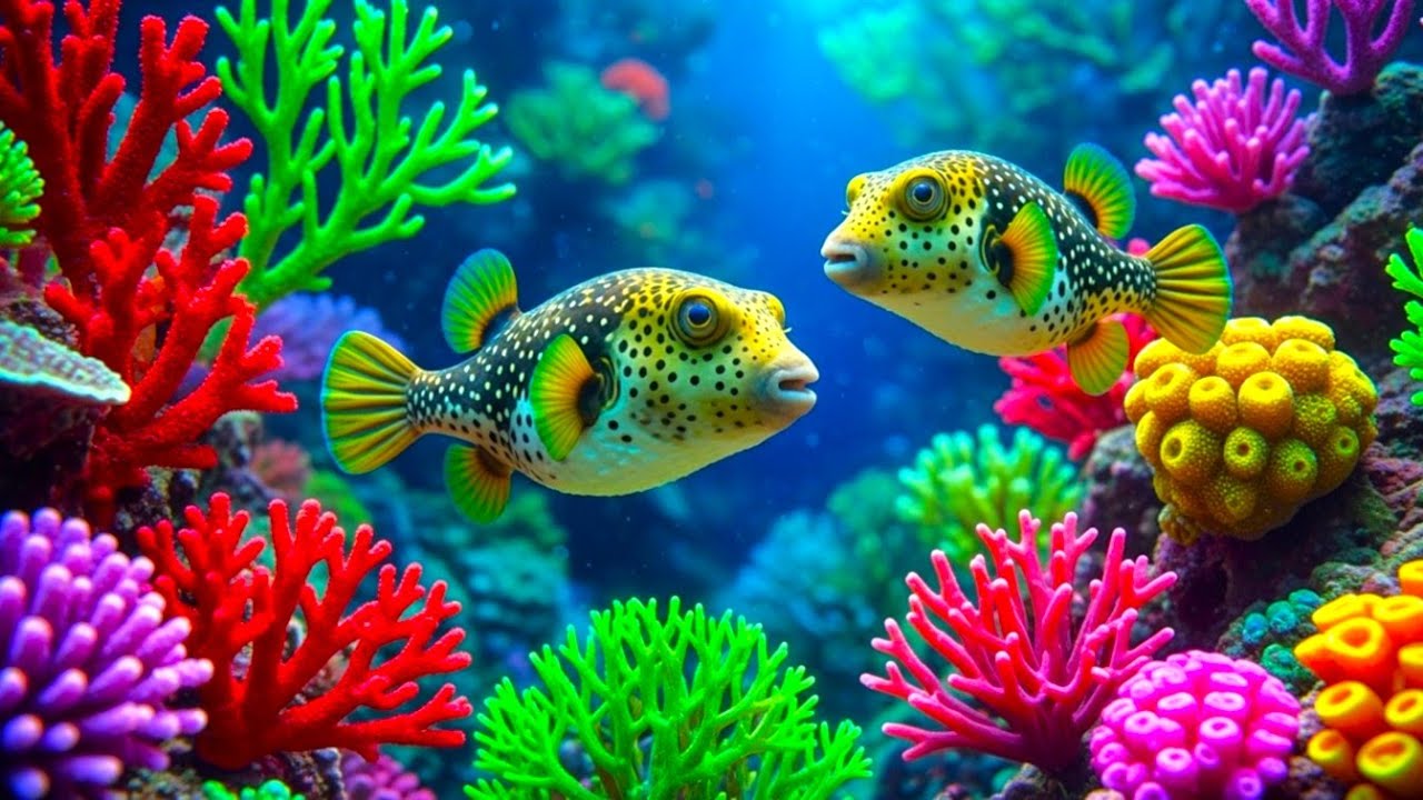 The Best 4K Aquarium - Calming Music, Healing Music For The Heart, And Blood Vessels #10