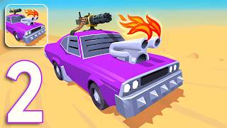 Desert Riders: Car Battle Game -Gameplay Walkthrough Part 2: Drive Fast, Shoot Faster!(Android, iOS) screenshot 4