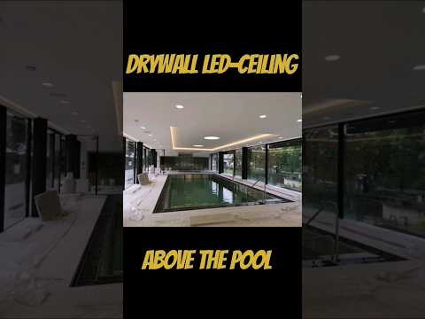 Drywall LED-ceiling above