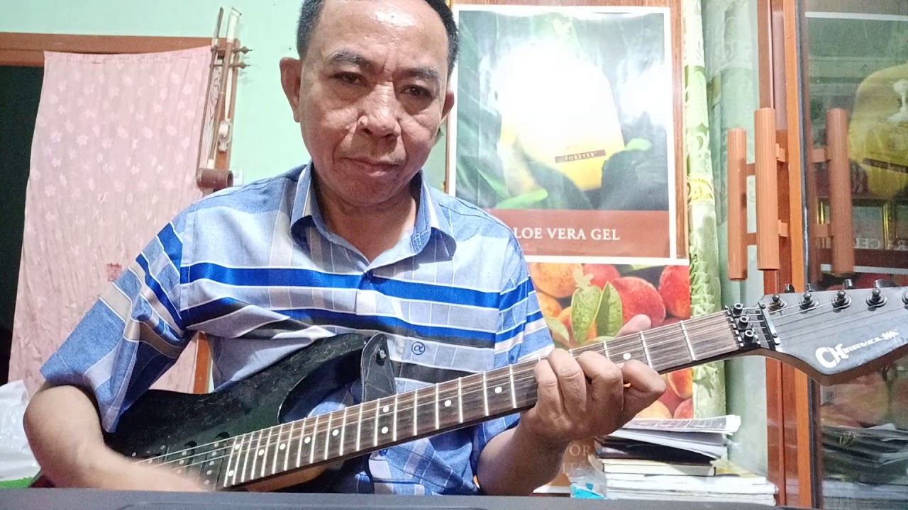 បង្រៀនហ្គីតា​​​ បទបុប្ផាឈៀងម៉ៃ  Bopha chheang mai  chords និង solo​​​  Introduction ភាគទី១