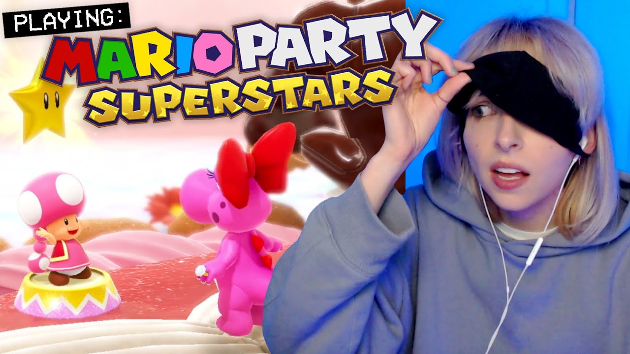 MARIO PARTY but we're BLINDFOLDED