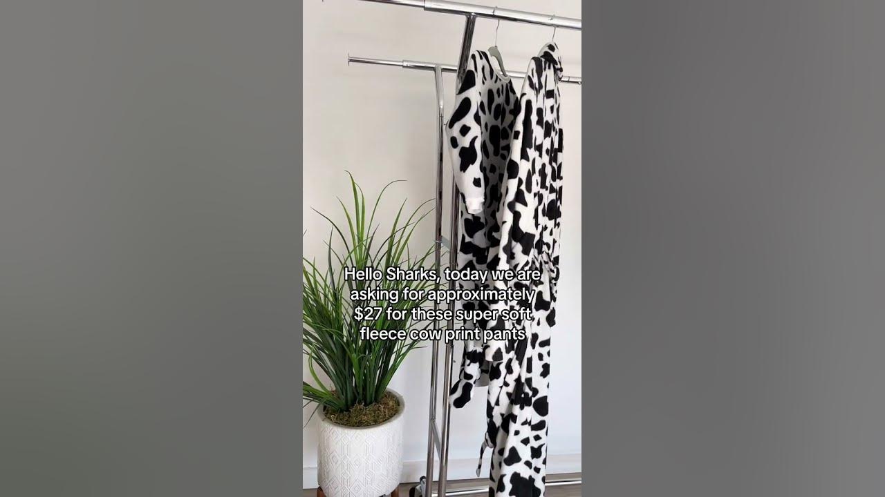 The comfiest cow print pajamas - YouTube