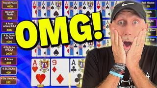 JACKPOT! 🤑 Huge Wins on Slammin' Multipliers Video Poker!