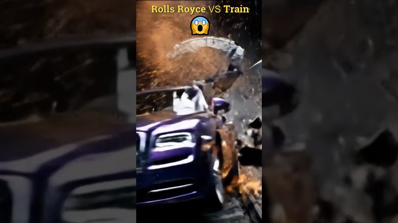 Rolls  Royce vs Train 