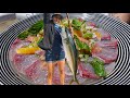 BEST WAY TO EAT YELLOWTAIL | She Caught The Biggest Fish