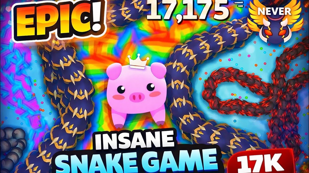 EPIC NINJA TRAP ESCAPE in Snake.io 🐍 OMG SATISFYING! #359