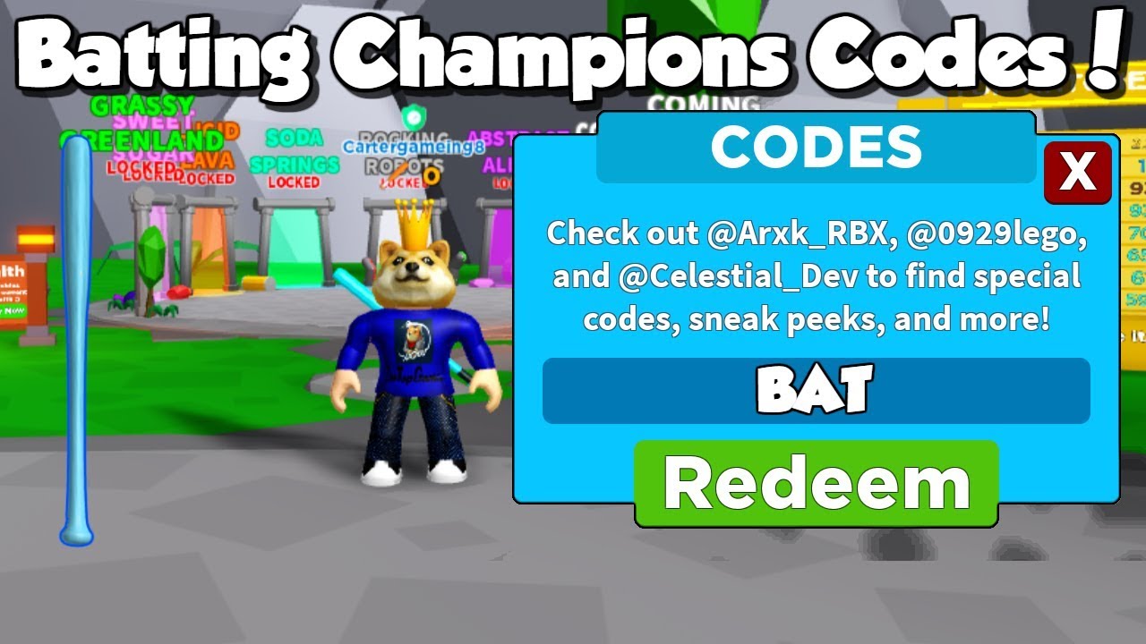 all-working-batting-champions-codes-roblox-batting-champions-youtube