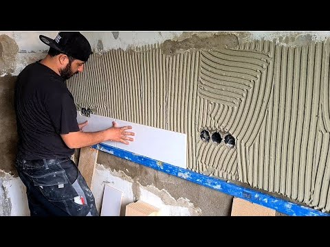 MUTFAK TEZGAH ÜSTÜ TADİLATI VE 20x60 cm ebatlarında fayans döşemesi