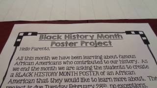 Black History Month Poster Project