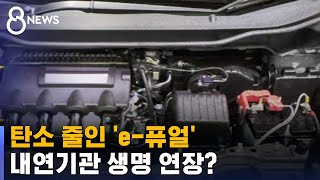 EU 퇴출서 살아남은 'e-퓨얼'…내연차의 미래될까 / SBS 8뉴스