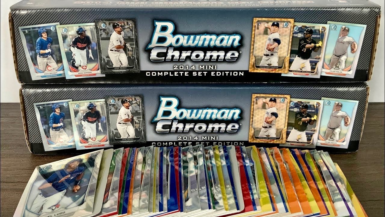 60 Parallels! - 2014 Bowman Chrome Mini Complete Set (2) - Johnny Football!? PC Hit /5 😷
