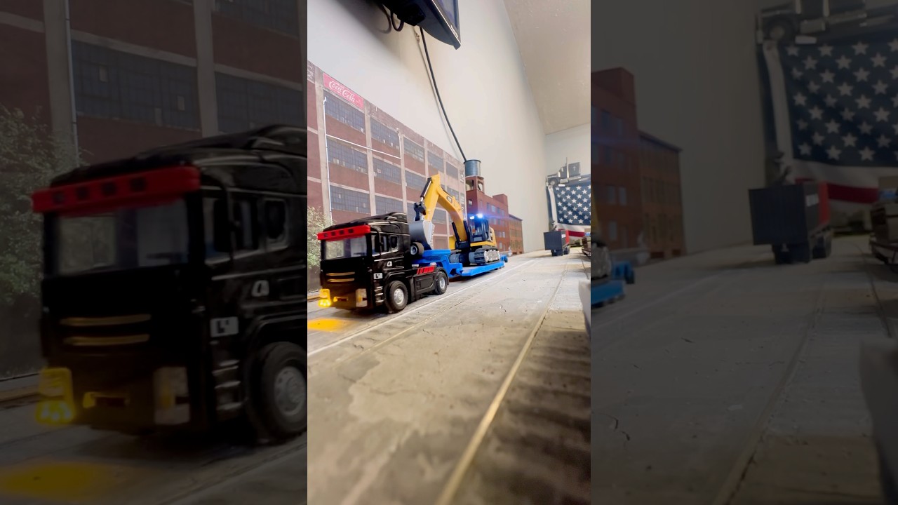 😍Крутой мини-микро-радиоуправляемый экскаватор 