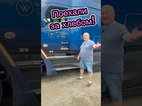 Поехали за хлебом! #shorts #жизньвсша #работа #тракдрайвер #track