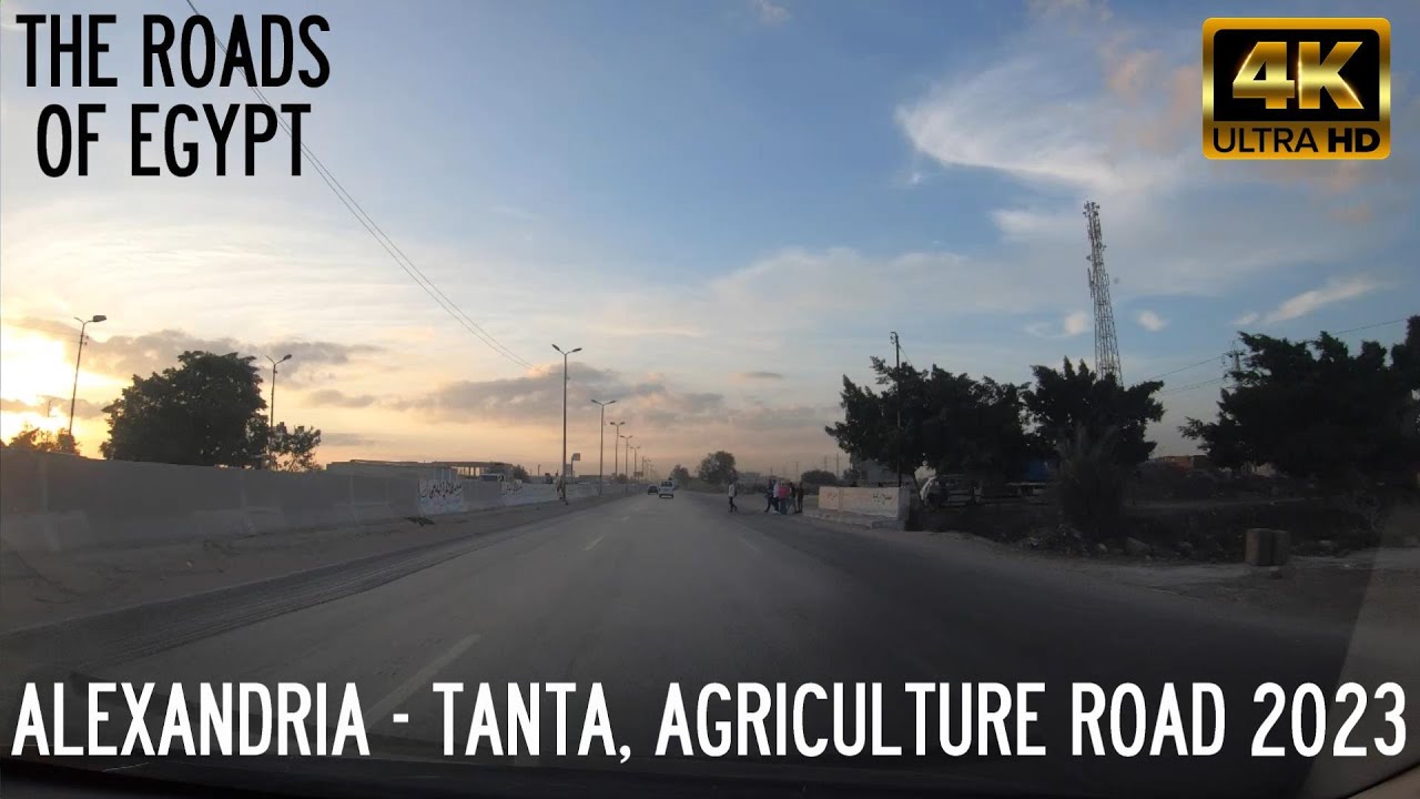 Александрия - Танта, Сельскохозяйственная дорога 2023 - Дороги Египта 🇪🇬
