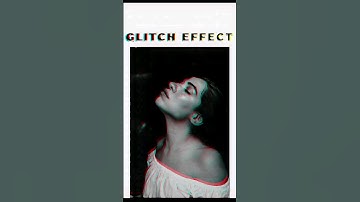 Perfect Glitch Effect - Photoshop tutorial ✅ #shortsfeed #shorts #short