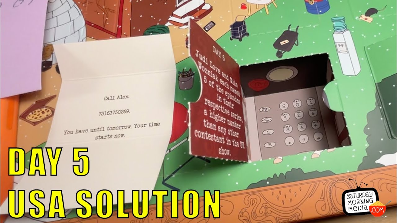 Taskmaster Advent Calendar - Day 5 USA America Solution 