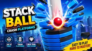 🔥 Stack Ball – Crash Platforms | Crazy Gameplay 😱🔥 EpicRush is live screenshot 4