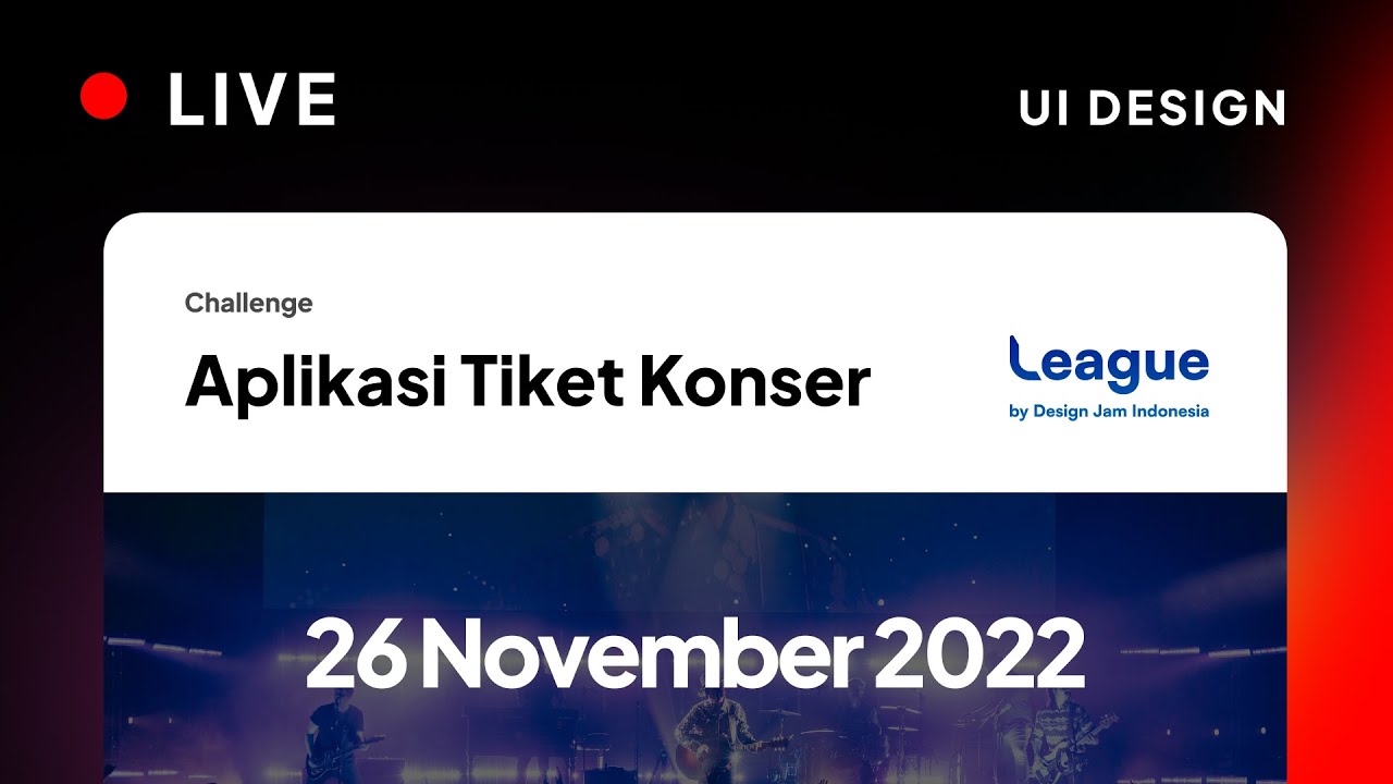 Day 3 UI Design Challenge by League DJI - Aplikasi Tiket Konser - YouTube