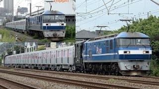 EF210-114・EF210-308牽引 都営12-600形12-921F 甲種輸送 2025.7.12