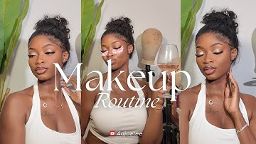 A very chaotic Makeup routine 😩😩….