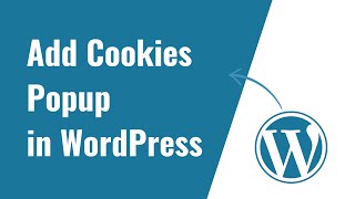 how to add cookies popup in wordpress