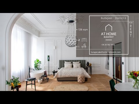 видео: Elegant two-bedroom apartment next to the Opera House, in district 6 (At Home Network Budapest)