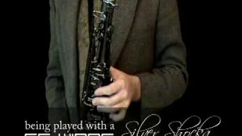 Saxmall.com Cannonball Raven Stone Series Tenor sax w/ CE Winds Silver Shocka mouthpiece