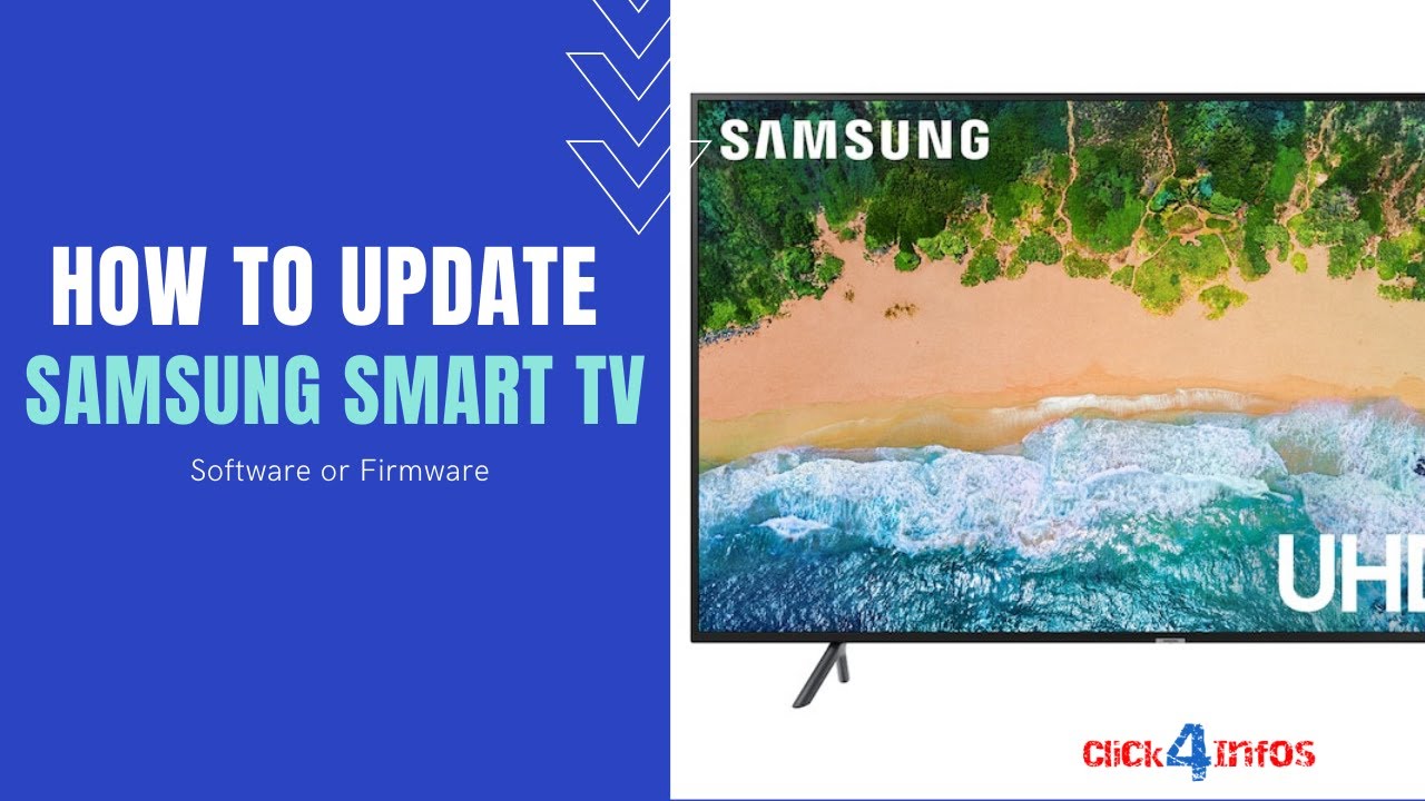 How to Update Samsung Smart TV Samsung TV Software Update Upgrade
