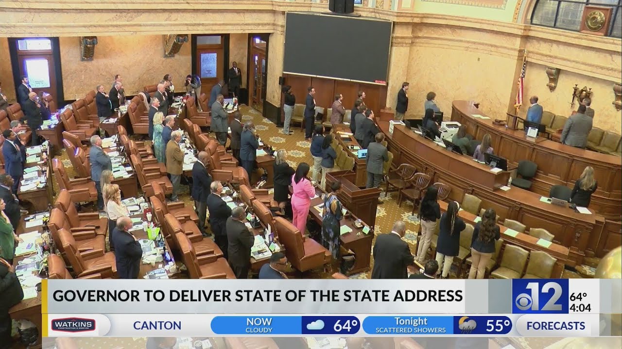Mississippi governor to deliver 2025 State of the State address - YouTube