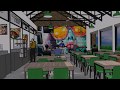 Desain Food Court seperti cafe - vlog#7