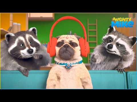 Racoons play tricks on pug | Mighty Mike | 45' Compilation | Cartoon for Kids