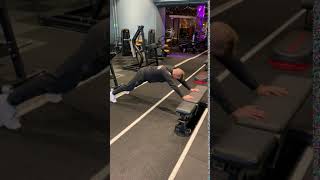 High Plank Step Ups w. Bench