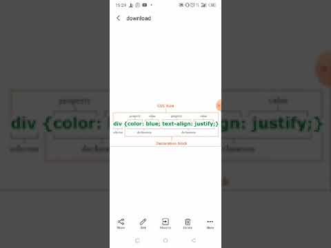 Lesson 1 in CSS: CSS Syntax