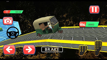 Impossible Tracks Tuk Tuk Auto Rickshaw Game || Tuk Tuk Auto Rickshaw Game - Stunt Racing Game