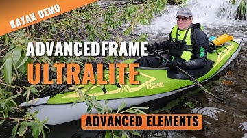 KAYAK DEMO: Extreme portability with my Advanced Elements AdvancedFrame Ultralite inflatable kayak