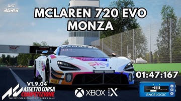 Assetto Corsa Competizione Xbox Series X V1.9.04 Monza Hotlap.