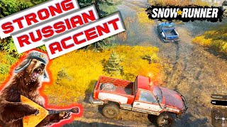 Rescue Operation Succed in SnowRunner [STRONG RUSSIAN ACCENT]