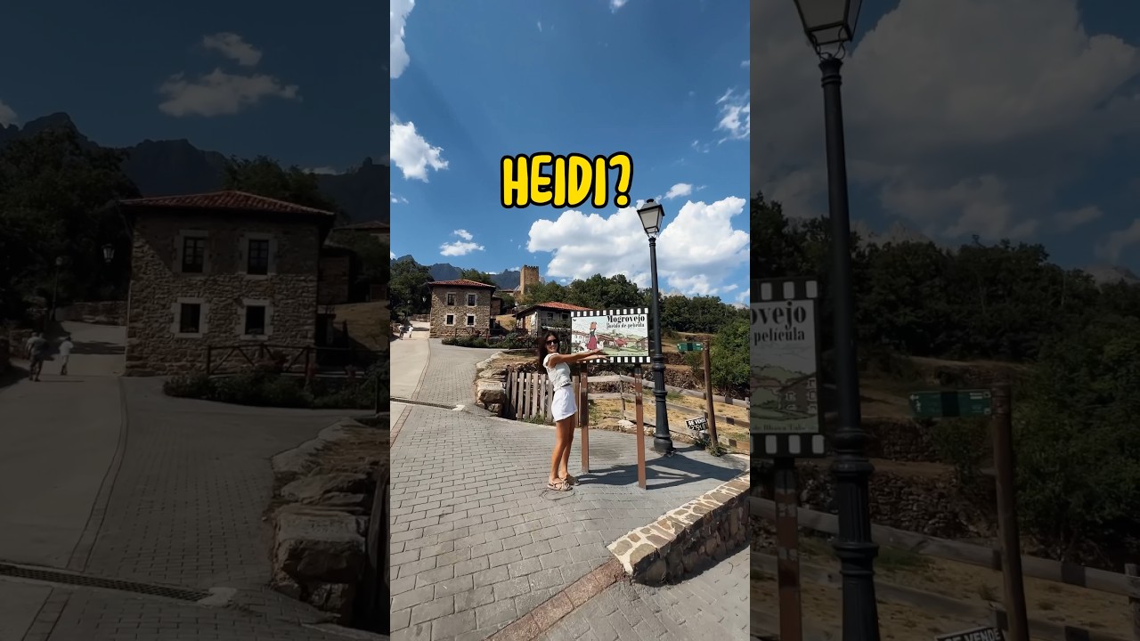 El pueblo de Heidi está en ESPAÑA 😍 Mogrovejo! #mogrovejo #cantabria #españa #pueblosbonitos