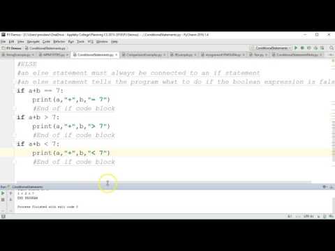 The Basics - Python 3: elif statements