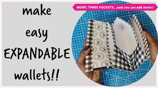 DOLLAR TREE HACK…seriously!!  expandable wallet…COME SEE HOW EASY IT IS TO MAKE🤩