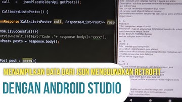 MENAMPILKAN DATA DARI JSON KE APLIKASI ANDROID MENGGUNAKAN RETROFIT 2
