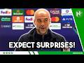 Expect A LOT Of SURPRISES Pep Guardiola Real Madrid V Man City